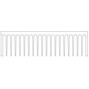 122257, Радиаторы 19275 Extrusion Profile Cut to 12 Inches, 12x7.4x2.17 Inch, High Aspect Ratio