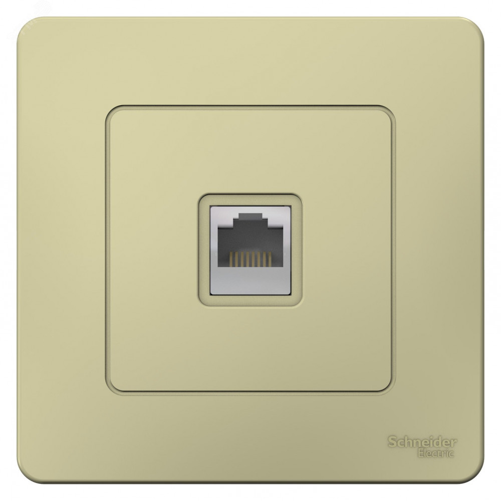 Изображение товара Розетка компьютерная 1-м СП Blanca SE BLNIS045007 с кат.5E для надежной сети