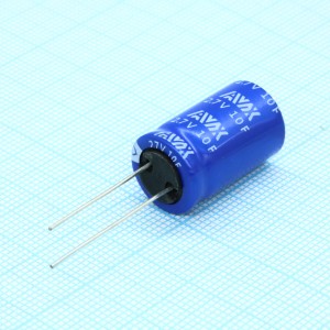 SCCT20B106PRB, Суперконденсатор цилиндрический 10Ф +100%/-0% 2.7В диаметр 12.5мм