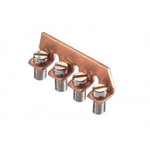 Соединительная перемычка 9215 - 4, Соединительная перемычка, 4 полюса, неизолированная, винтовая, для клемм: WK 4 …