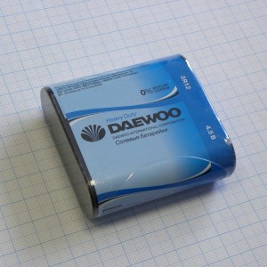 Батарея 3R-12  Daewoo, Элемент питания солевой