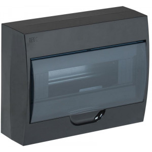 Корпус ЩРН-П-12 Krepta 3 IP41 навесной пластик. черн. MKP12-N-12-41-K02