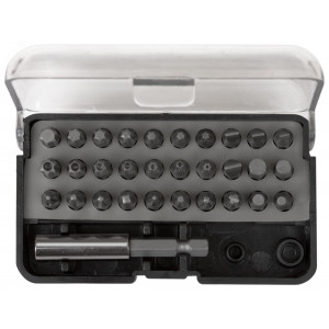 Набор бит 31 шт (30 шт CrV бит + адаптор с защелкой) 57854