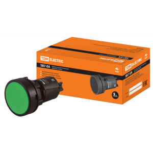 Кнопка SB7-EA31 d22мм 1з зеленая SQ0746-0018