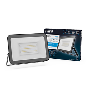 Прожектор LED Qplus 50W IP65 6500К черный 1/24 613511350