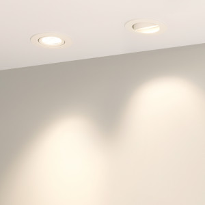Светильник LTD-POLAR-TURN-R80-5W Warm3000 (WH, 36 deg, 230V) 032857, Встраиваемый поворотный светильник 