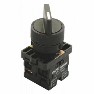 Переключатель NP2-ED25 2 положения фиксацией 1НО+1НЗ IP40 574100