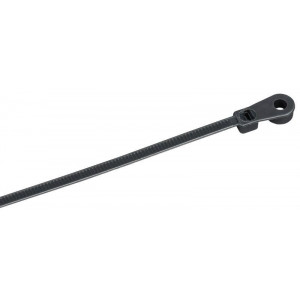 Хомут 3.6х150мм P6.6 с винтовым креплением черн. (уп.100шт) IEK UHH12-D036-150-100-K02