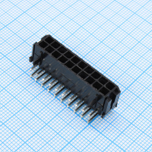 DS1073-04-2X10MRB6, Разъем штыревой двухрядный угловой на плату
