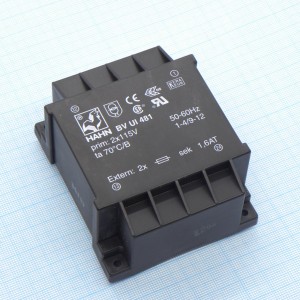 BV UI 481 0002, Трансформатор питания 40ВА  2*115В, 2*9В, 2*2222мА 70/B (46)