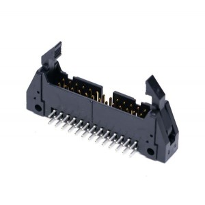 HIF3BAF-26PA-2.54DS(71), Проводные клеммы и зажимы 26P R/A PIN HEADER 4-WALL CHANGD FINISH