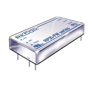 RP30-2405SFW, Преобразователи постоянного тока в постоянный с изоляцией 30W DC/DC 1.6kV REG 4:1 9-36Vin 5Vout