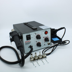 Паяльная станция R852, Паяльная станция (паяльник + фен), модель R852, компрессорная, 100-480°C