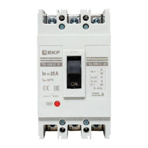 Выключатель автоматический 3п 63/25А 25кА ВА-99М PROxima mccb99-63-25m