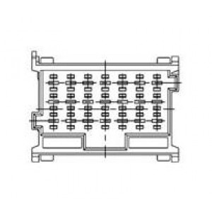 2-967630-1, Автомобильные разъемы 21P PLUG NATURAL CONNECTOR HOUSING