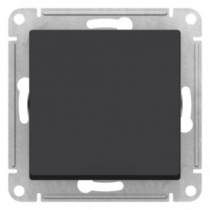 Переключатель проходной 1-кл. СП AtlasDesign Aqua 10А IP44 (сх. 6) 10AX механизм карбон SE ATN441061
