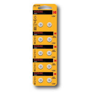 Батарейки AG4 (377) LR626, LR66 [KAG4-10] MAX Button Cell (100/1000/98000) Б0044709