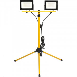 Прожектор светодиодный СДО 06-2x50Ш 6500К IP65 штатив черн. LPDO606-2X050-65-K02