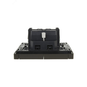 Выключатель 2-кл. СП FORTE&PIANO 10А FP306 с индикацией сер. IEK FP-V20-1-10-1-K03