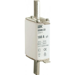 Вставка плавкая ППНИ-33 160А габарит 0 DPP20-160