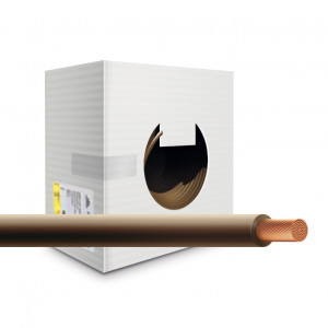 Провод монтажный cabH05Z1-K-1x0.5-b200-brn, UNIFLEX-LSZH. Провод монтажный H05Z1-K 300/500В 1x0.5мм2 Cu5 DIN VDE 0281, коричн. изоляция из полиолефина НГc-LSZHTx (200м.)