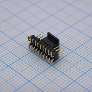 DS1031-08-2X10P8BS42SR-3A, Вилка штыревая 1.27 мм на плату, 2X10