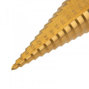 Набор ступенчатых сверл, 4-12,4-20,4-32мм, HSS-TiN, ТИТАН, 3 шт. KR-12-6620