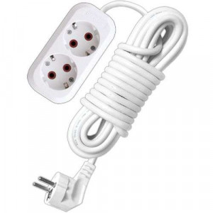 Удлинитель 2х3м с заземл. 10А IP20 У10-553 ПВС 3х0.75 553-03