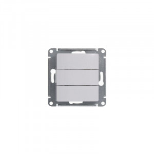 Выключатель 3-кл. СП Glossa 10А IP20 (сх. 1+1+1) 10AX механизм бел. SE GSL000131