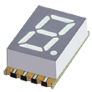 ACSC03-41CGKWA-F01, Светодиодные дисплеи и аксессуары Single Green 570nm Common Cathode