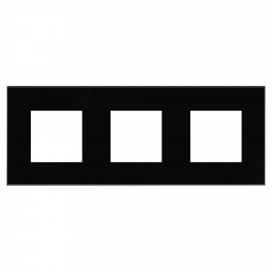 Рамка 3-м 6мод. Avanti "Черный квадрат" 4402906