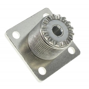 5-1814816-1, РЧ соединители / Коаксиальные соединители Pnl Skt 4H Nickel Pltd