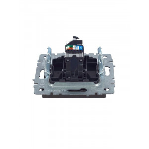 Розетка компьютерная СП RJ45 кат.5E BRITE РК10-БрТБ бронза IEK BR-K10-1-K45