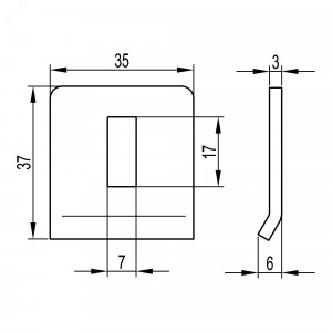 Прижим лотка лестничного LP1000R