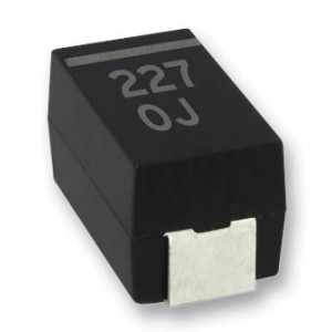 ECASD40J476M025K00, Полимерный алюминиевый конденсатор 47мкФ 6.3В ±20% (7.3х4.3х1.9мм) для поверхностного монтажа 0.025Ом 1800мА 105°C лента на катушке