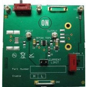 NCP380HSNAJAGEVB, Средства разработки интегральных схем (ИС) управления питанием NCP380 EVAL BOARD