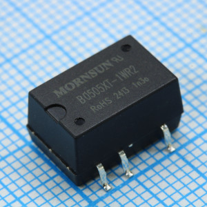 B0505XT-1WR2, DC/DC преобразователь, 1Вт, вход 4.5-5.5В, выход 5В/200мА