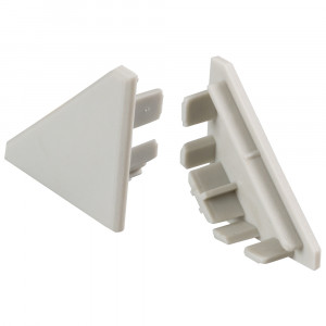 Заглушка KLUS-P45 Flat 020902, Заглушка пластиковая для профиля KLUS-P45 под плоский экран KLUS-P45-Flat