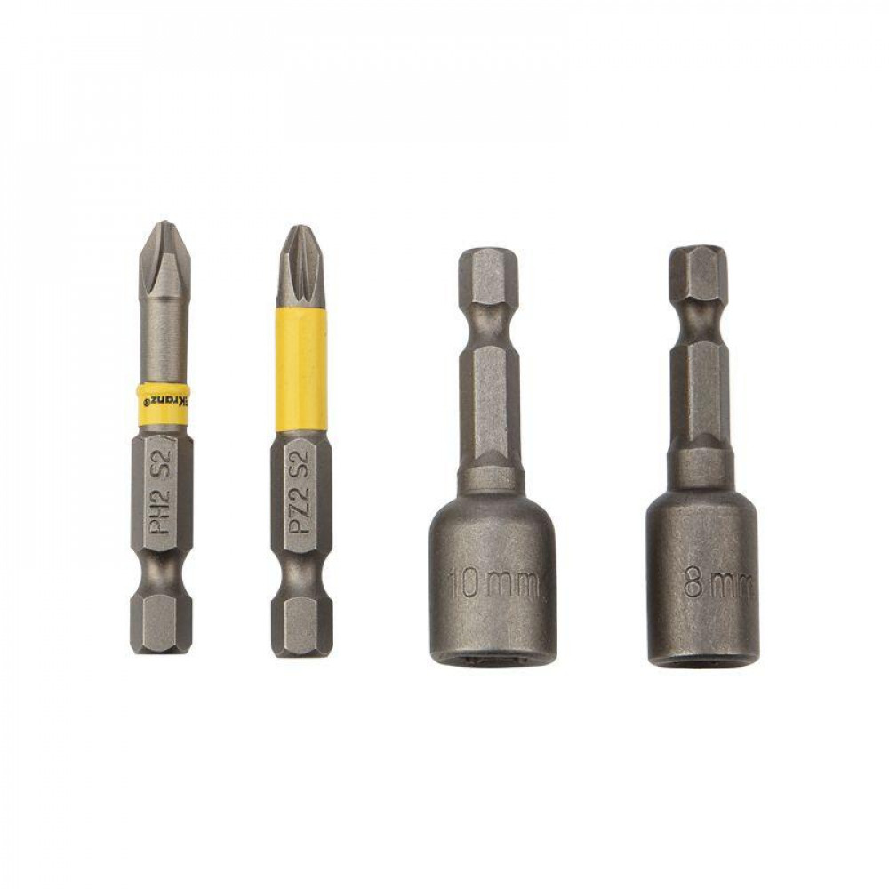 Изображение товара Набор насадок на шуруповерт PH2 PZ2 магнитный держатель 50 мм KR-92-0461