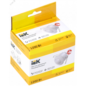 Детектор движения ДД-МВ 301 1200Вт 360град. 8М IP20 бел. LDD11-301MB-1200-001