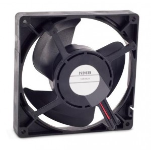 12539JA-12M-BA-00, Вентиляторы постоянного тока DC Fan, 125x39mm, Refrigeration, 12VDC, 57.2CFM, Rib Mount, Ball Bearing, Lead Wires