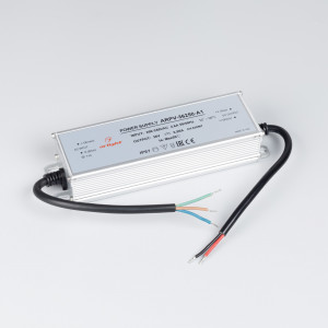 Блок питания ARPV-36250-A1 (36V, 6.95A, 250W) 035967, Источник напряжения с гальванической развязкой для светодиодных изделий. Входное напряжение 200-240 VAC. Выходные параметры: 36 В, 6.95 А, 250 Вт. Встроенный PFC >0,5. Герметичный алюминиевый корпус IP 67. Рабочая температура -40…+70C°
