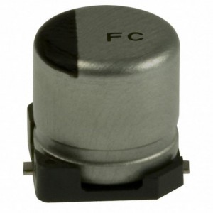 EEEFC1V100R, Конденсатор электролитический для поверхностного монтажа 35В 10мкФ ±20%, 1000часов, 95mA, 5х5.4мм