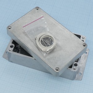 G116MF, Герметичный алюминиевый корпус с фланцами, IP65, некрашеный