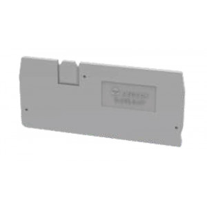 Торцевая крышка D-DS2.5-MT-01P-11, Торцевая крышка, для клемм DS2.5-MT..., DS2.5-TG…, цвет: серый