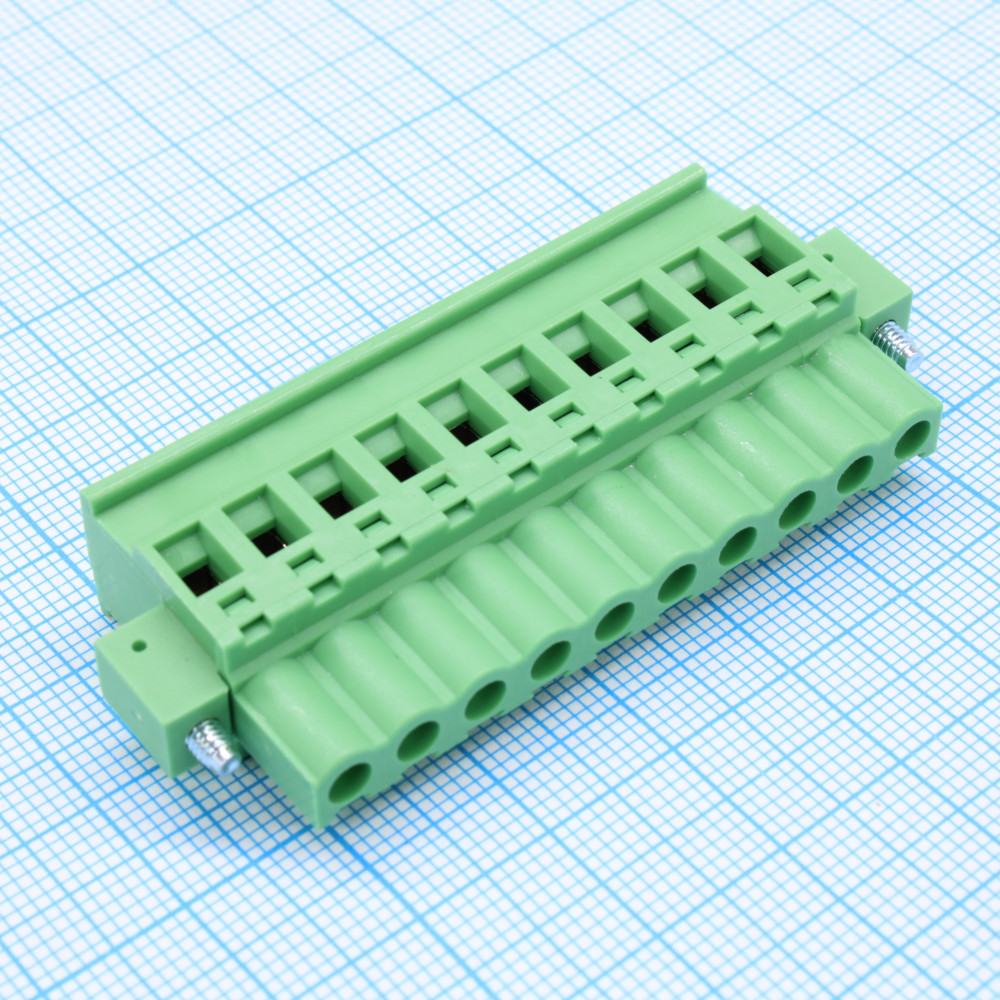 Изображение товара Клеммный блок 2EDGKBM-5.08-10P-14-00A(H) для подключения проводов
