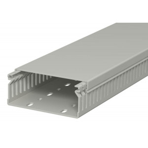 Кабель-канал перфорированный распределительный LK4 40x100x2000 мм (перфокороб) ПВХ, серый RAL7030LK4 40100 6178018