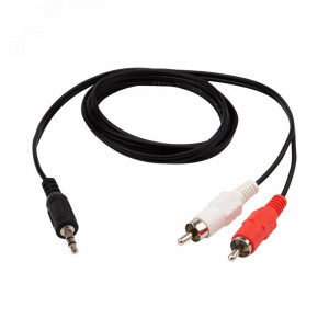 Шнур Стерео 3,5мм - 2 RCA, 1,2м СМАРТКИП 17-4202-8