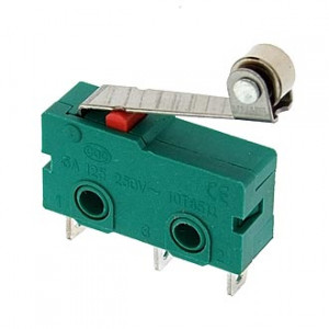 MSW-13-1, Микропереключатель с роликом 17мм  ON-(ON) (10A 125/250VAC) SPDT 3P