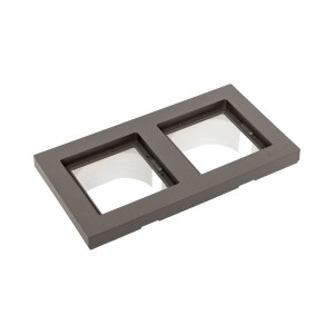 2 - местная рамка, IP44, мокко, пластик Эпика EKF UP1-FPM-02-44